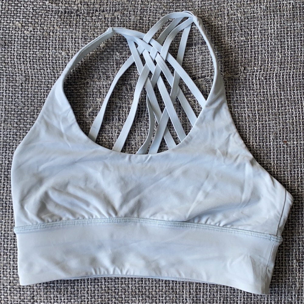 lululemon Free To Be Wild Long Line Blue Haze